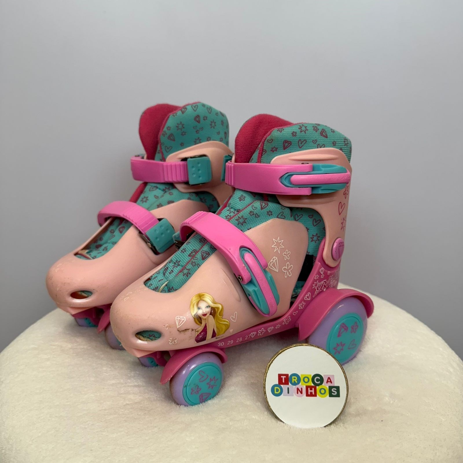 Patins Infantil Roller Ajustável Belinda 27-30