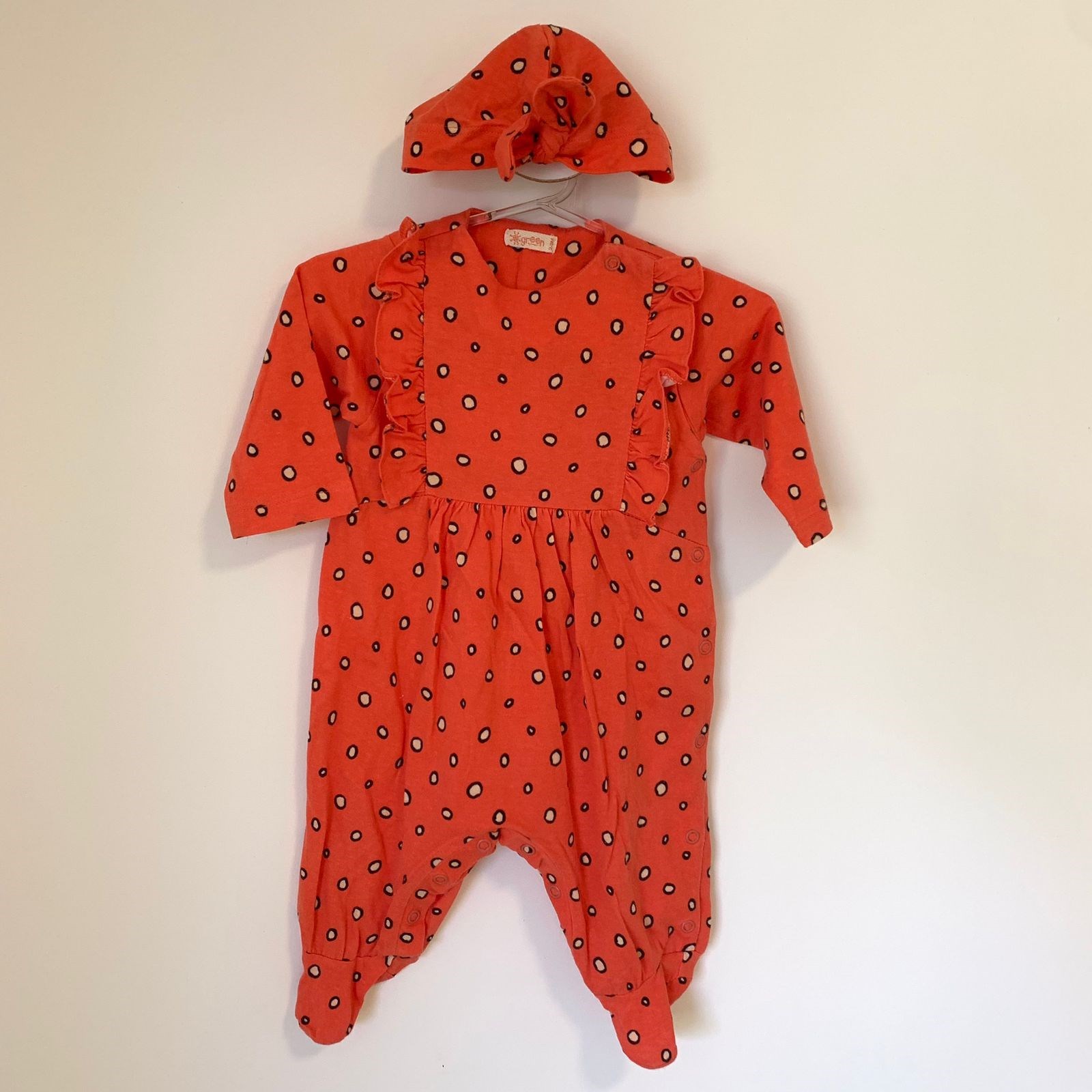 Conjunto Green - macacão + turbante