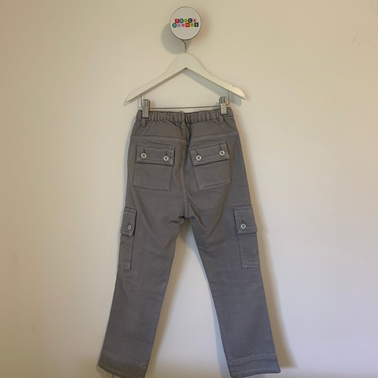 Calça cargo cinza - Bentô