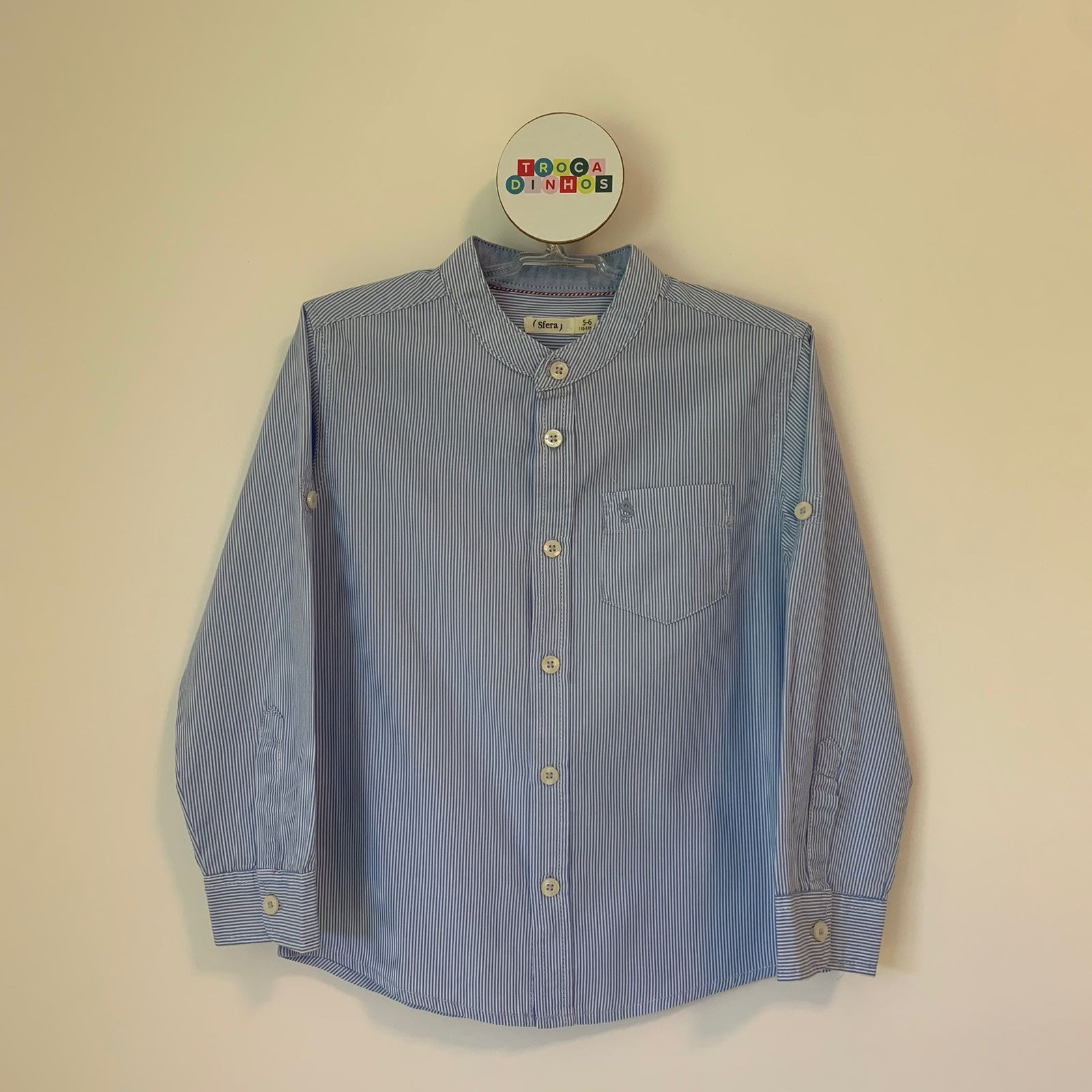 Camisa bata listrada