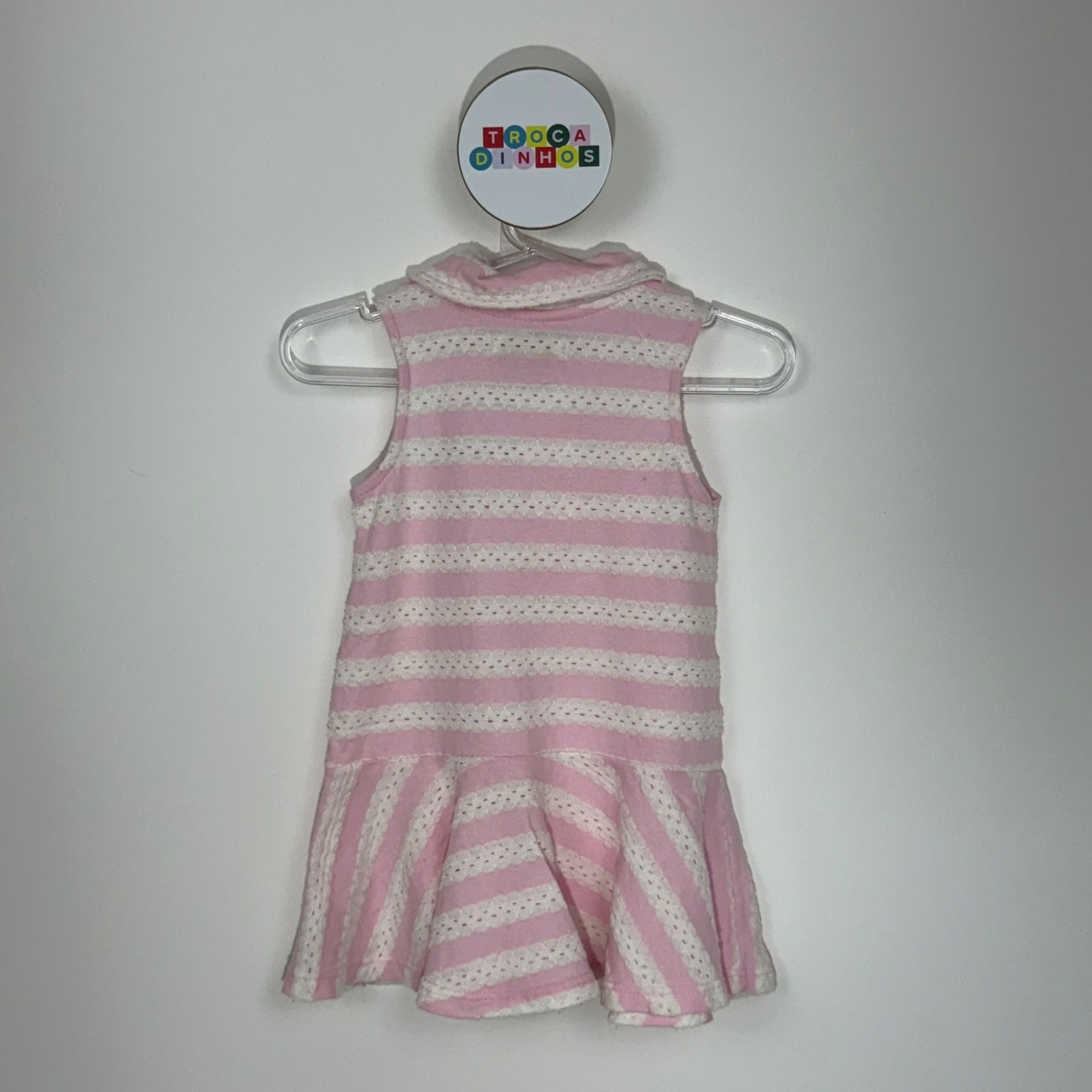 Vestido listrado + tapa fralda - Charpey