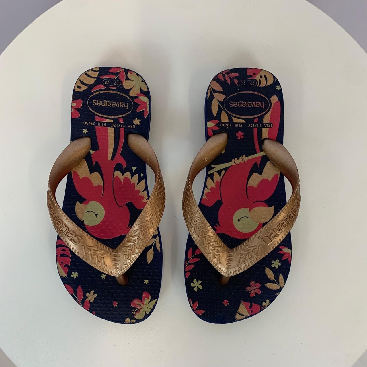 Havaianas Chinelo Kids Top Pets - Marinho/Rose Arara