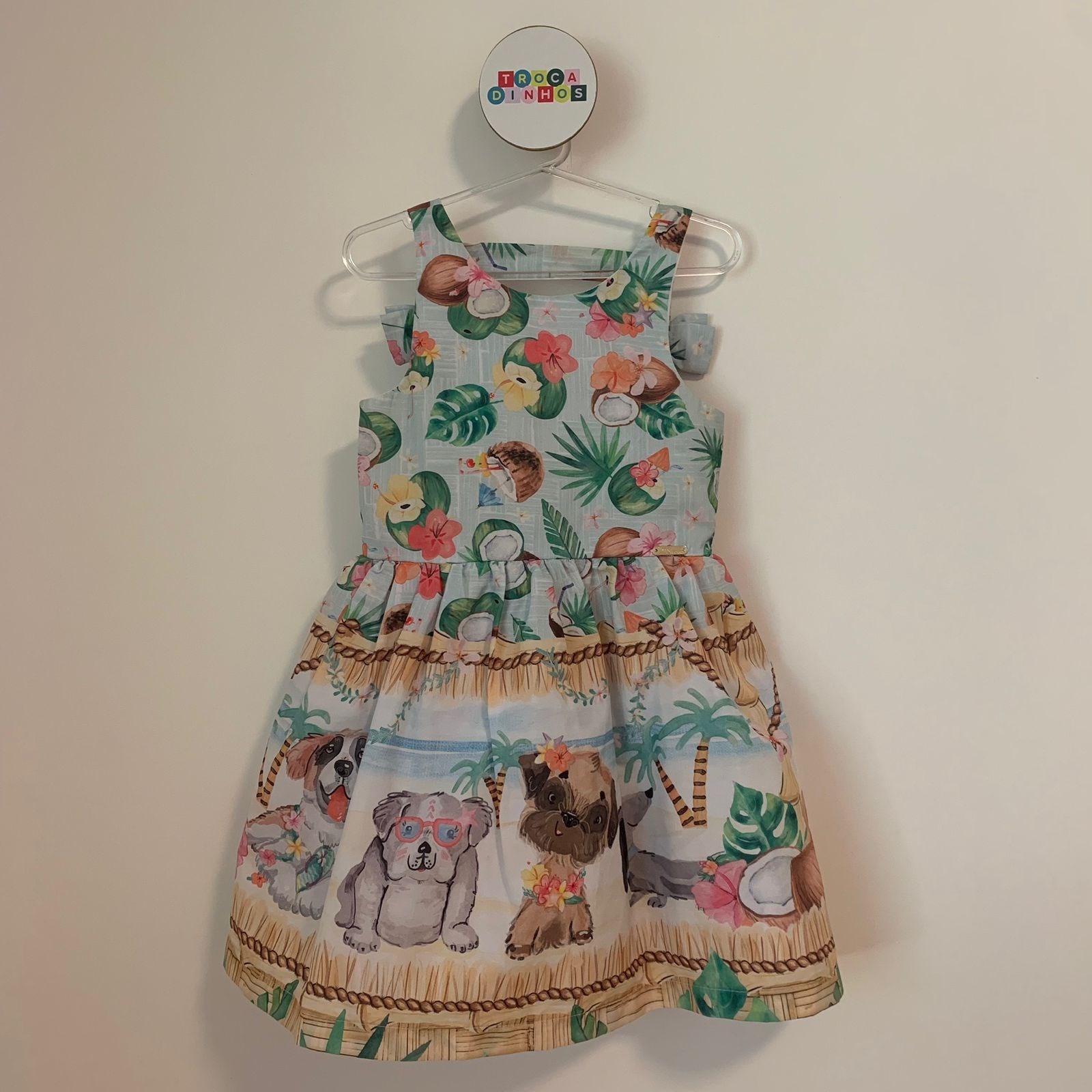 Vestido de cachorrinhos - Mom Sucrê