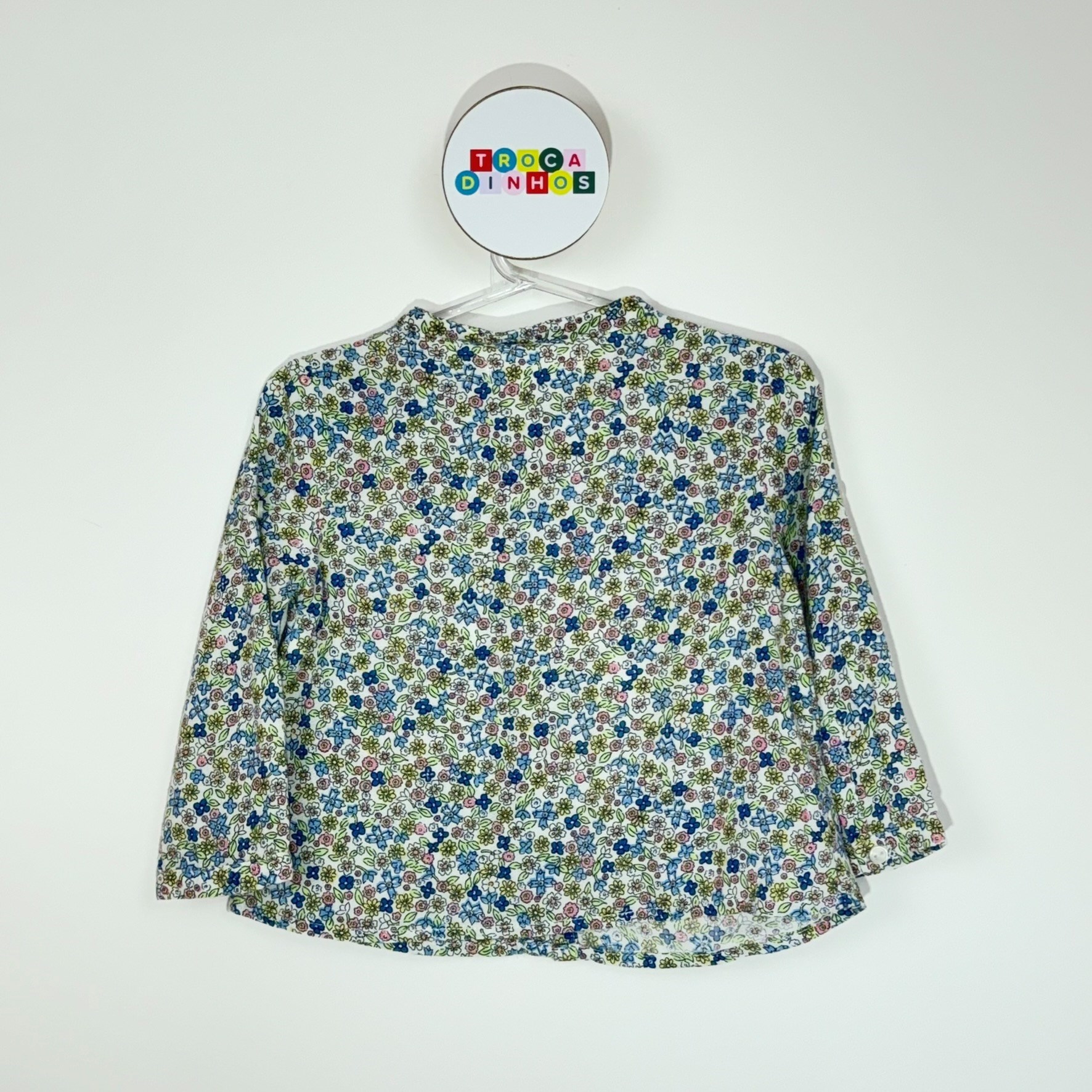 Casaco de tecido floral Zara